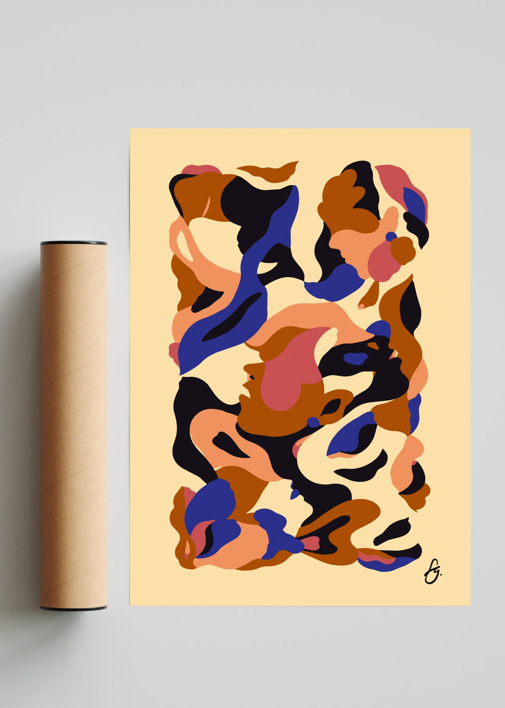 Abstracciones I - Retrato solo print