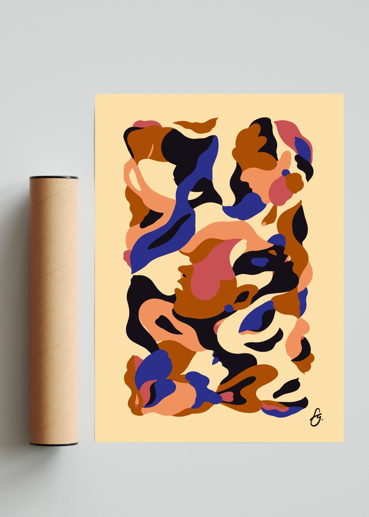 Abstracciones I - Retrato solo print