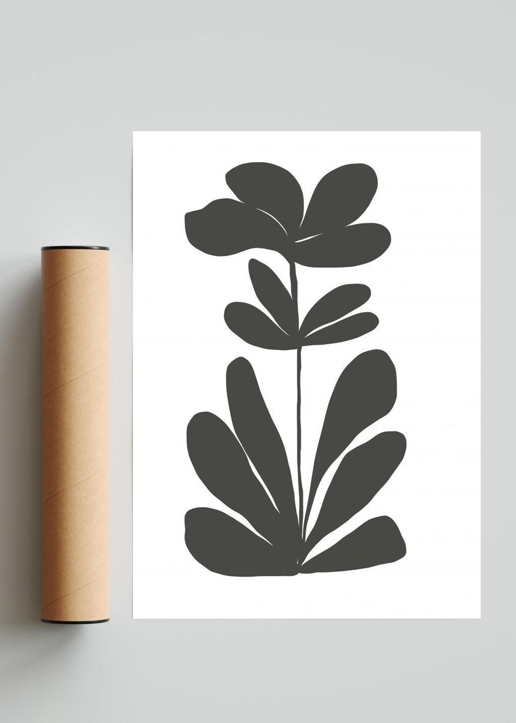 LA FLEUR NOIR - Retrato solo print