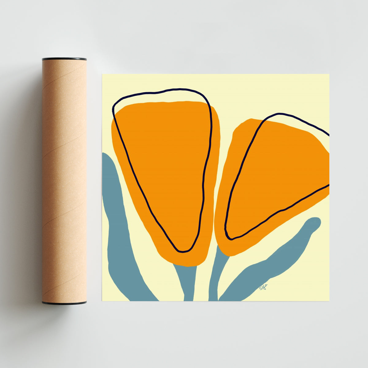 Simple 3 - Cuadrado solo print