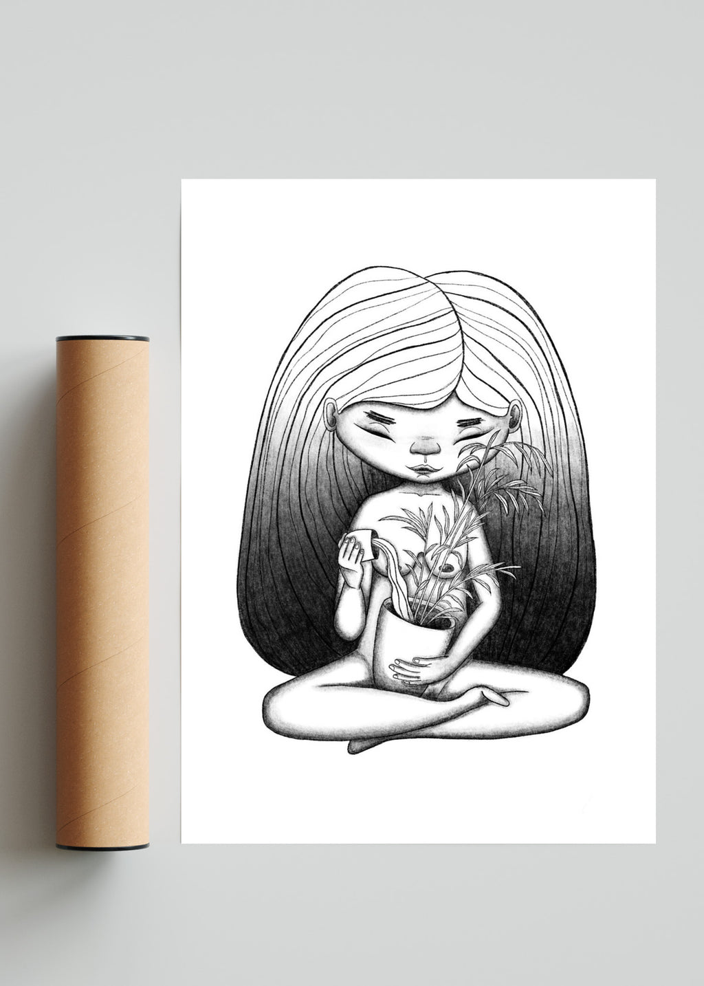 Sembrá tu luna - Retrato solo print