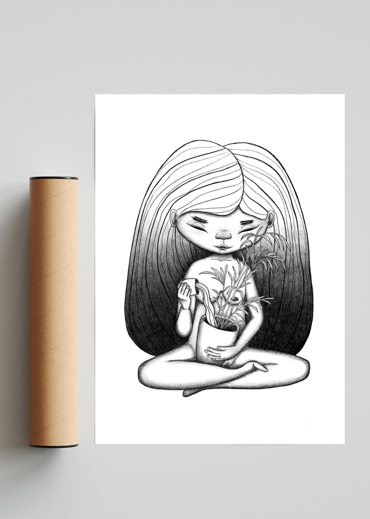 Sembrá tu luna - Retrato solo print