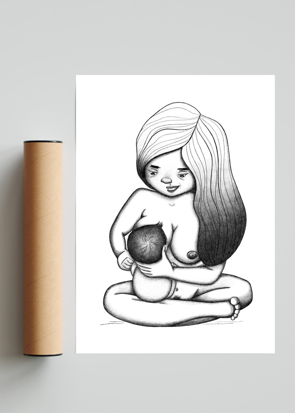 Lactancia materna - Retrato solo print