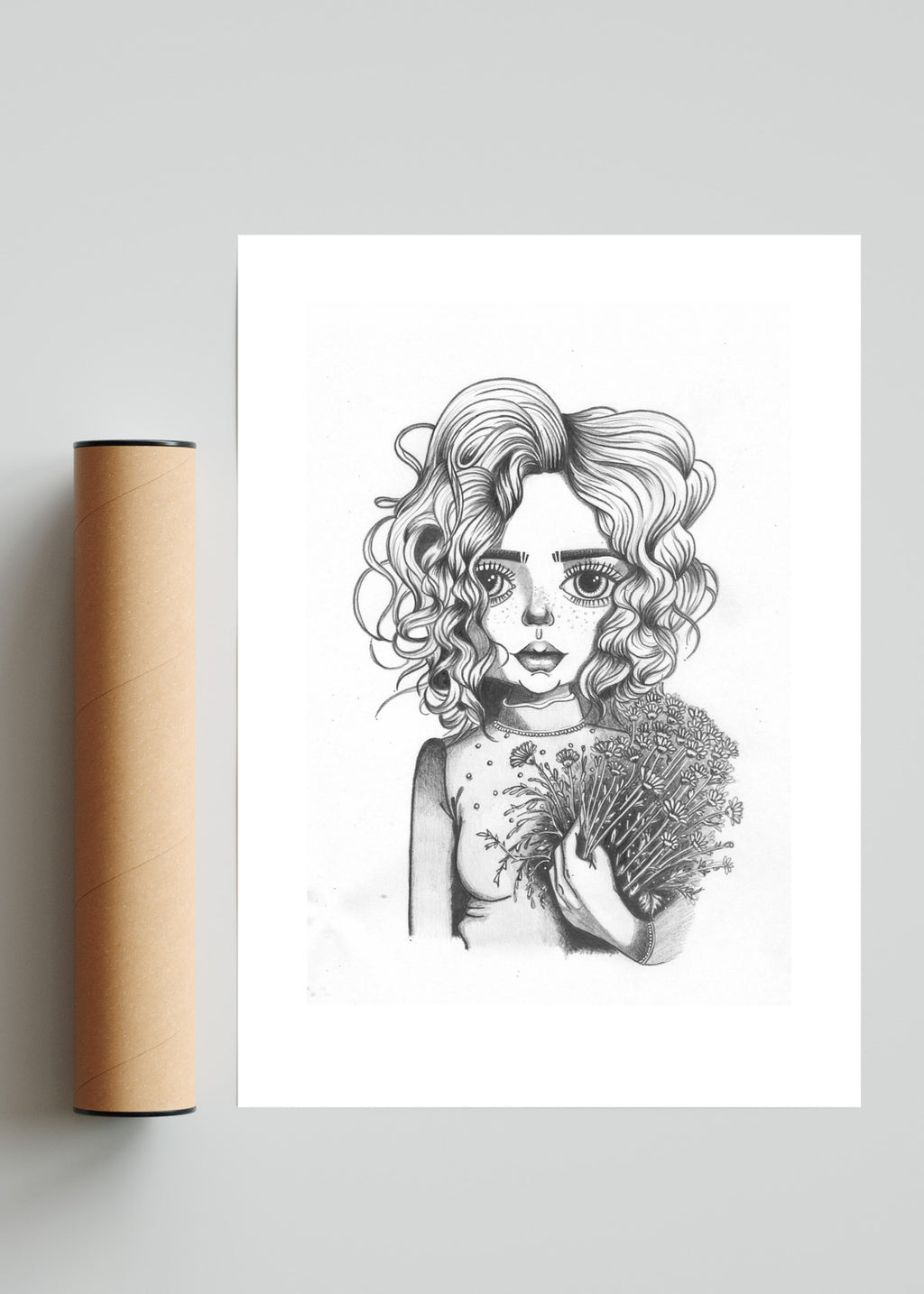 Alergia - Retrato solo print