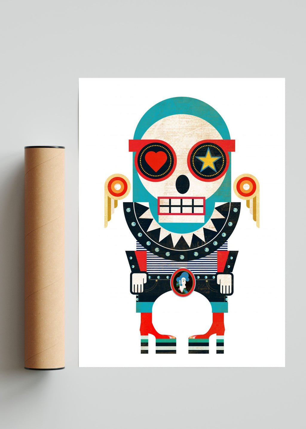 I am a glam - Retrato solo print