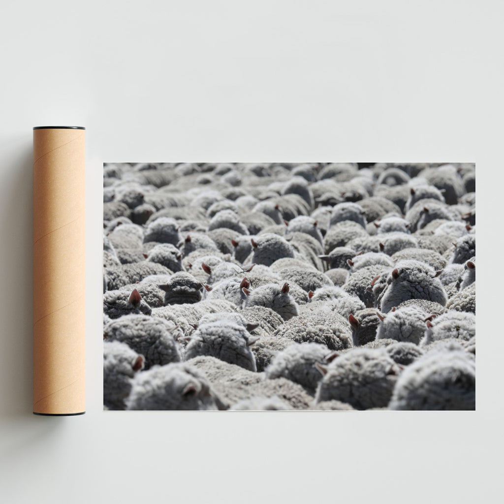 Rebaño de ovejas - FotoH solo print