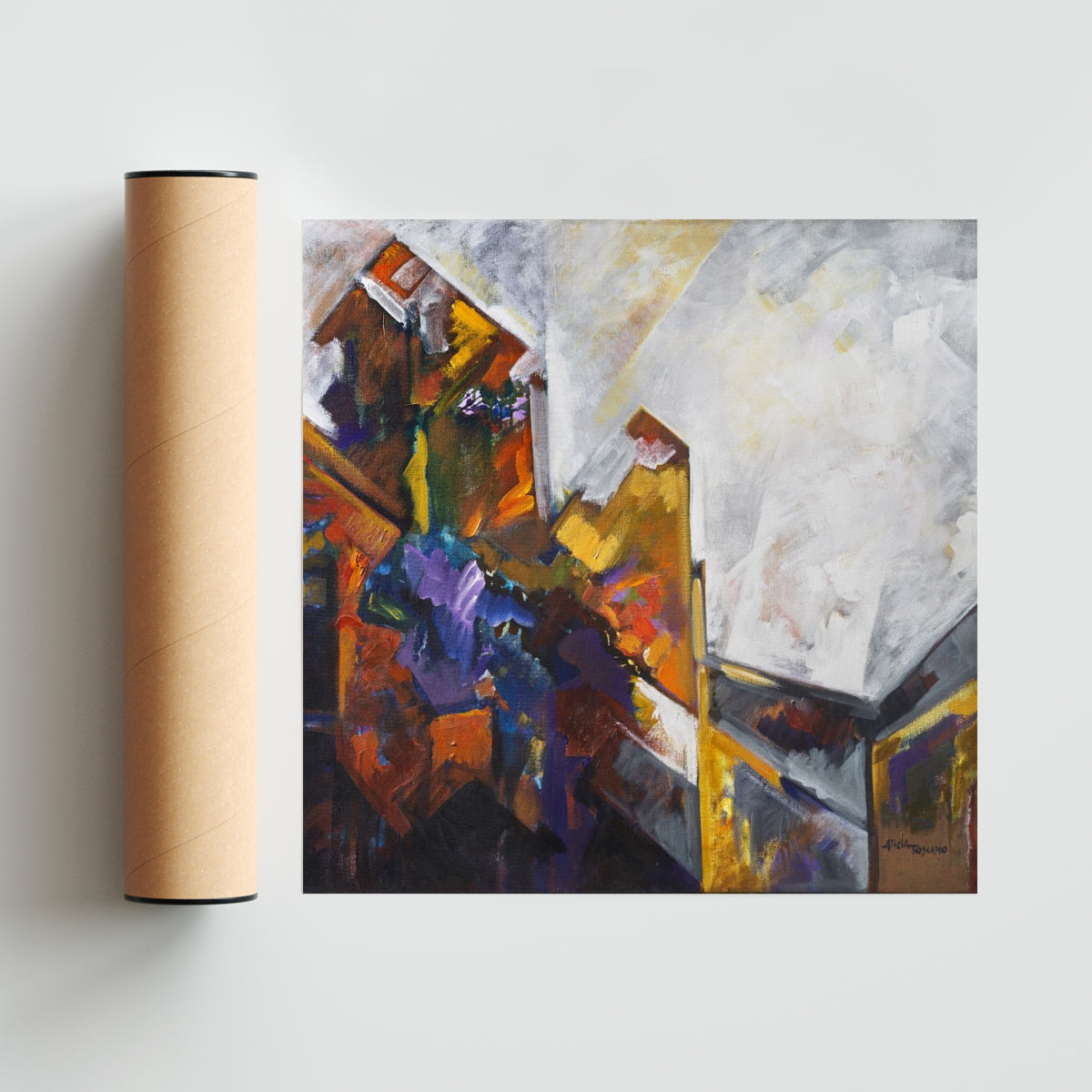 Caminito - Cuadrado solo print