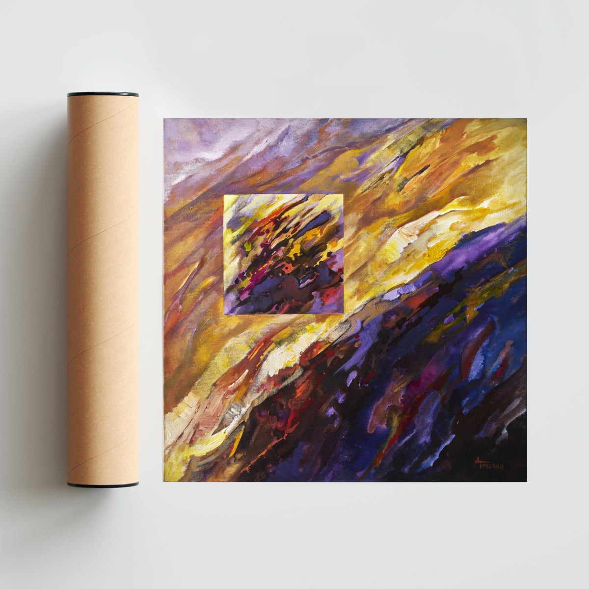 Amanecer - Cuadrado solo print