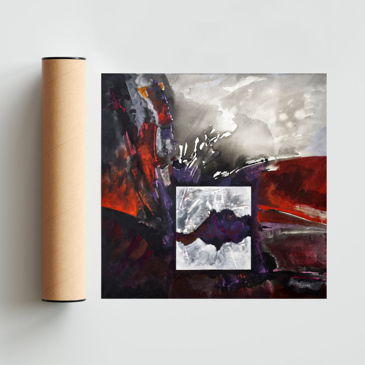 Grieta - Cuadrado solo print
