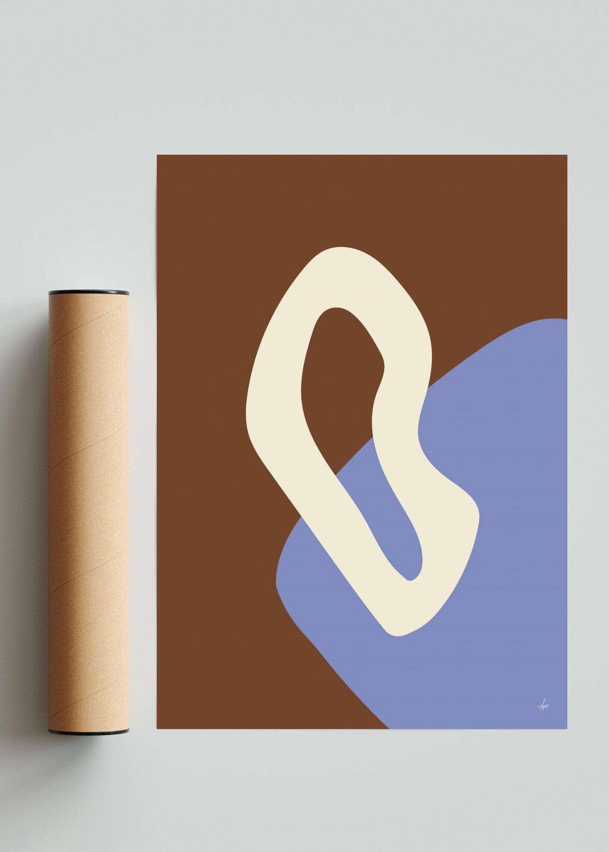 Abstract Art VI - Retrato solo print
