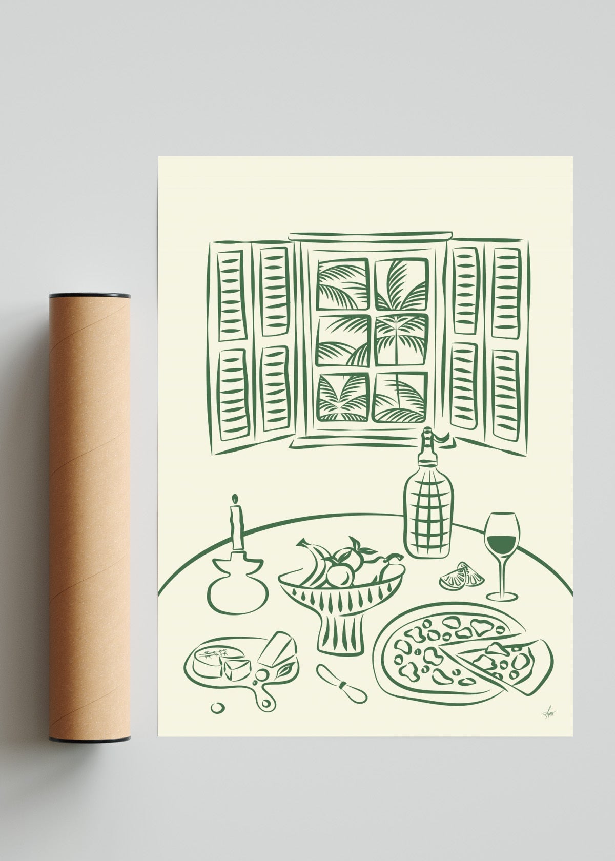 Lunch Time - Retrato solo print