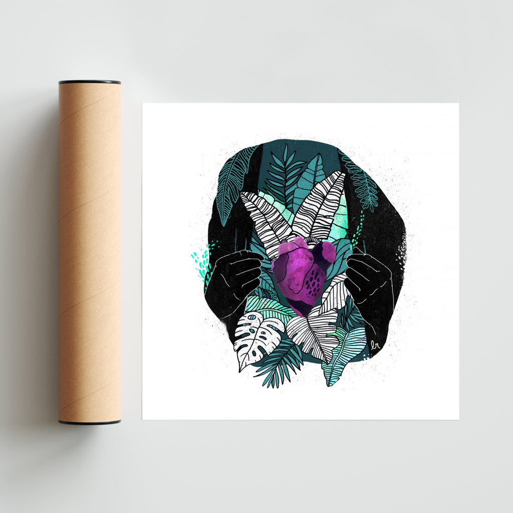 Intertropical Reversible - Cuadrado solo print