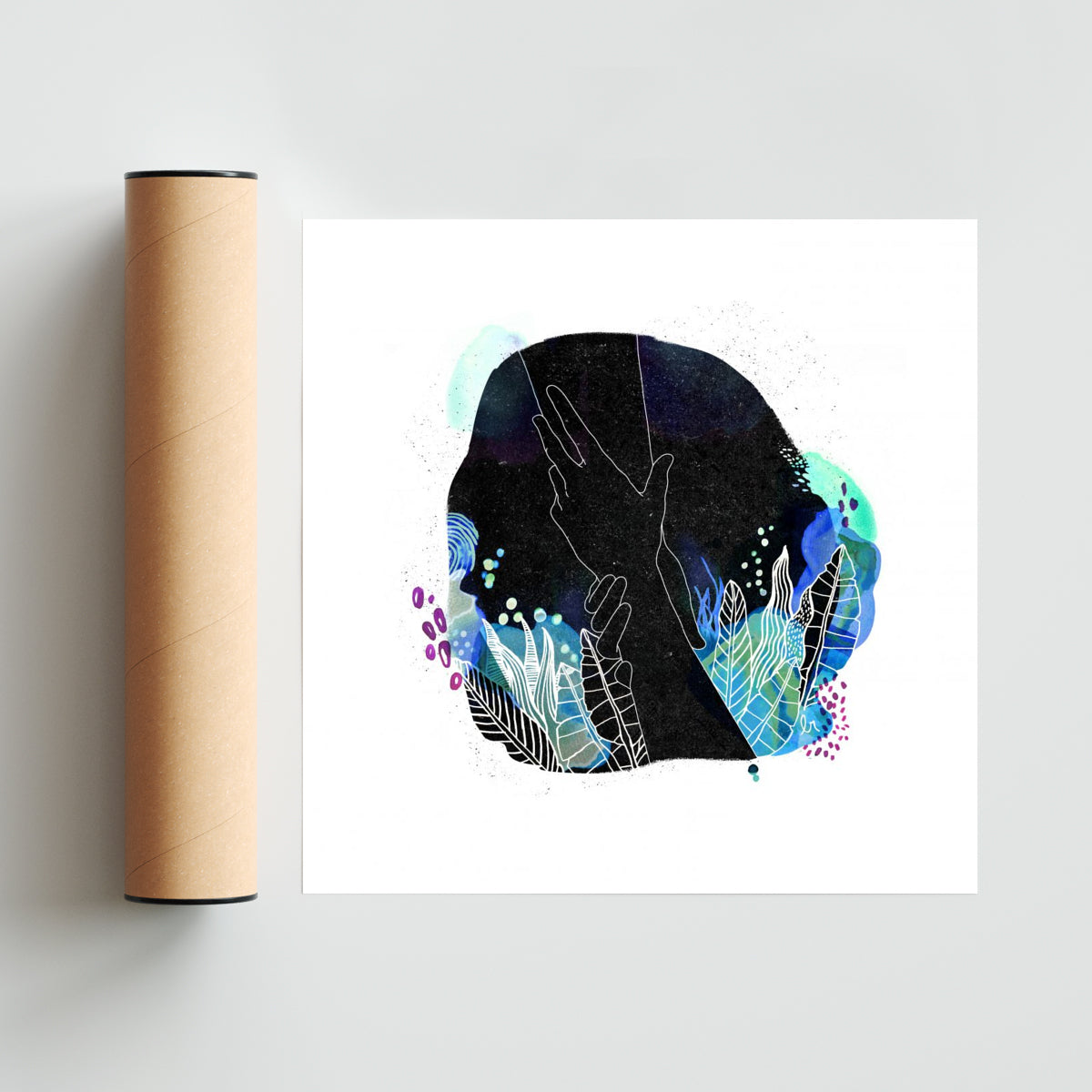 Paracaídas - Cuadrado solo print