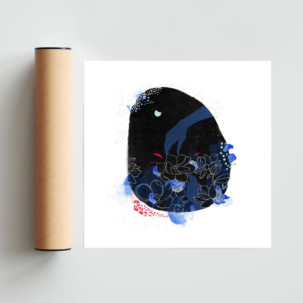 Recolectar jazmines - Cuadrado solo print