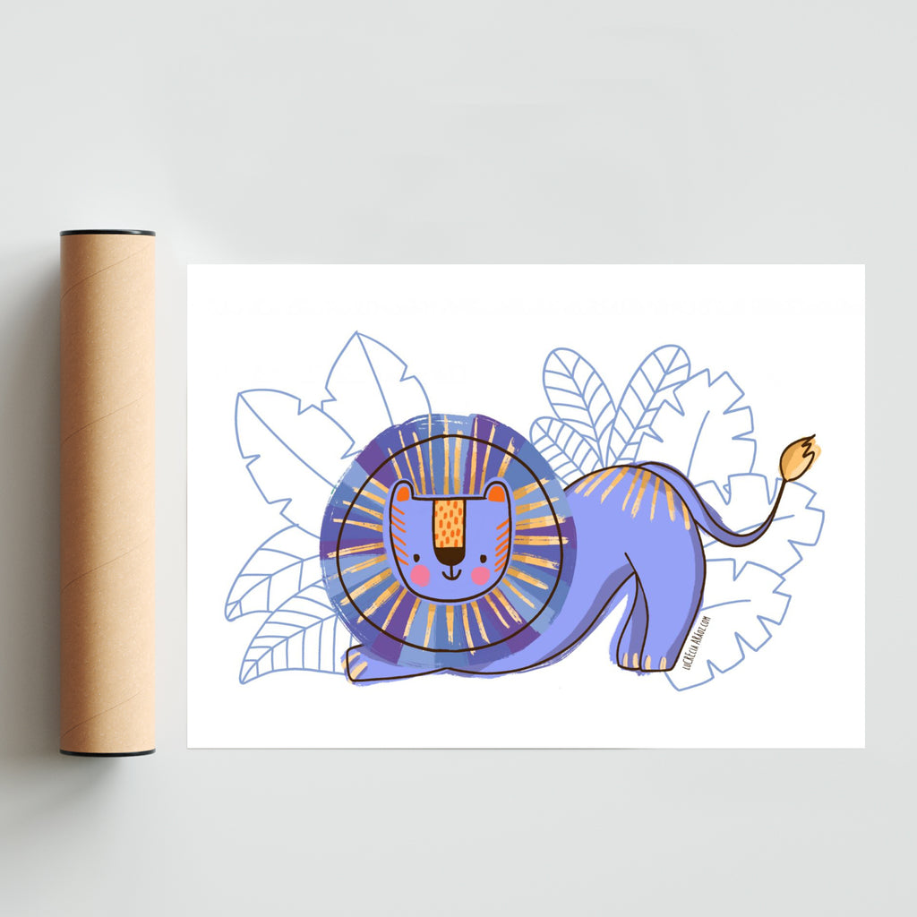 LEONIDAS VIOLET - Paisaje Solo print