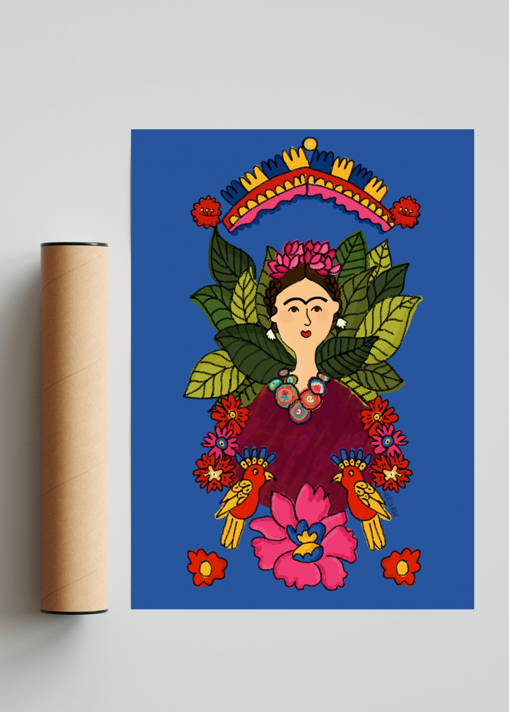 Frida Kahlo - Retrato solo print