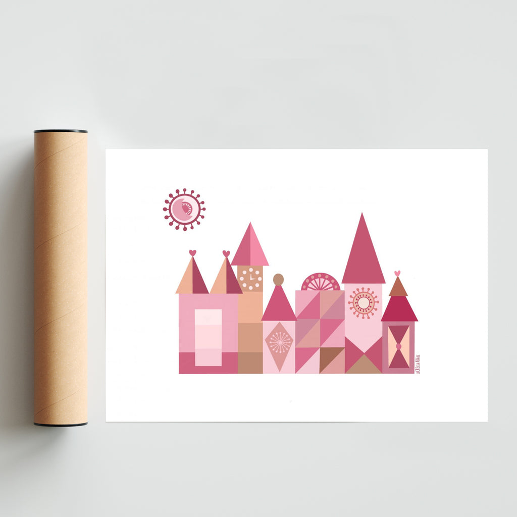 PINK CITY - Paisaje Solo print