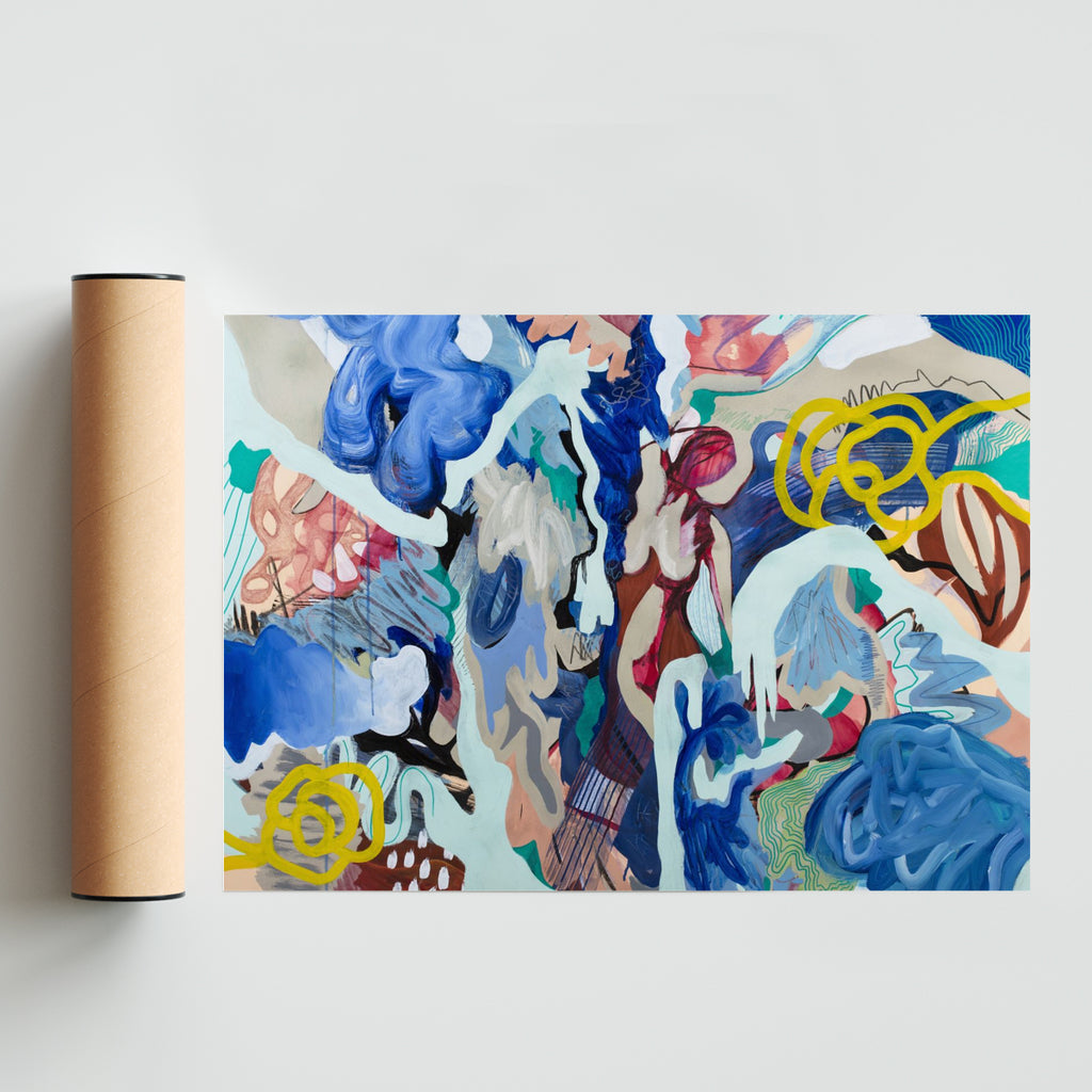 MUJER QUE BROTA - Paisaje Solo print