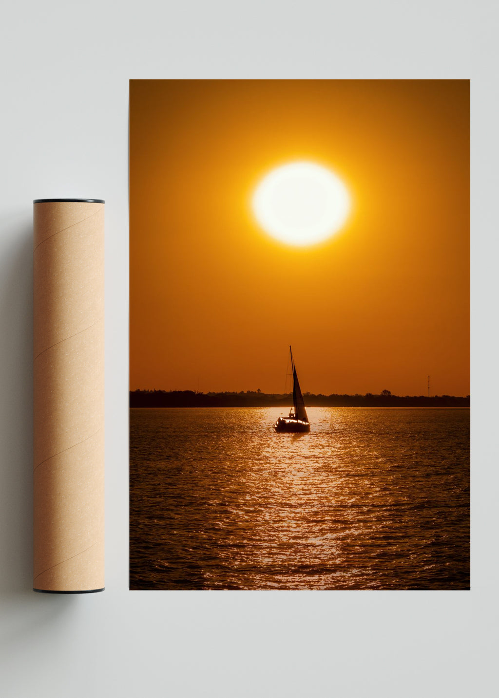 Atardecer sobre el Rio de la Plata - FotoV Solo print