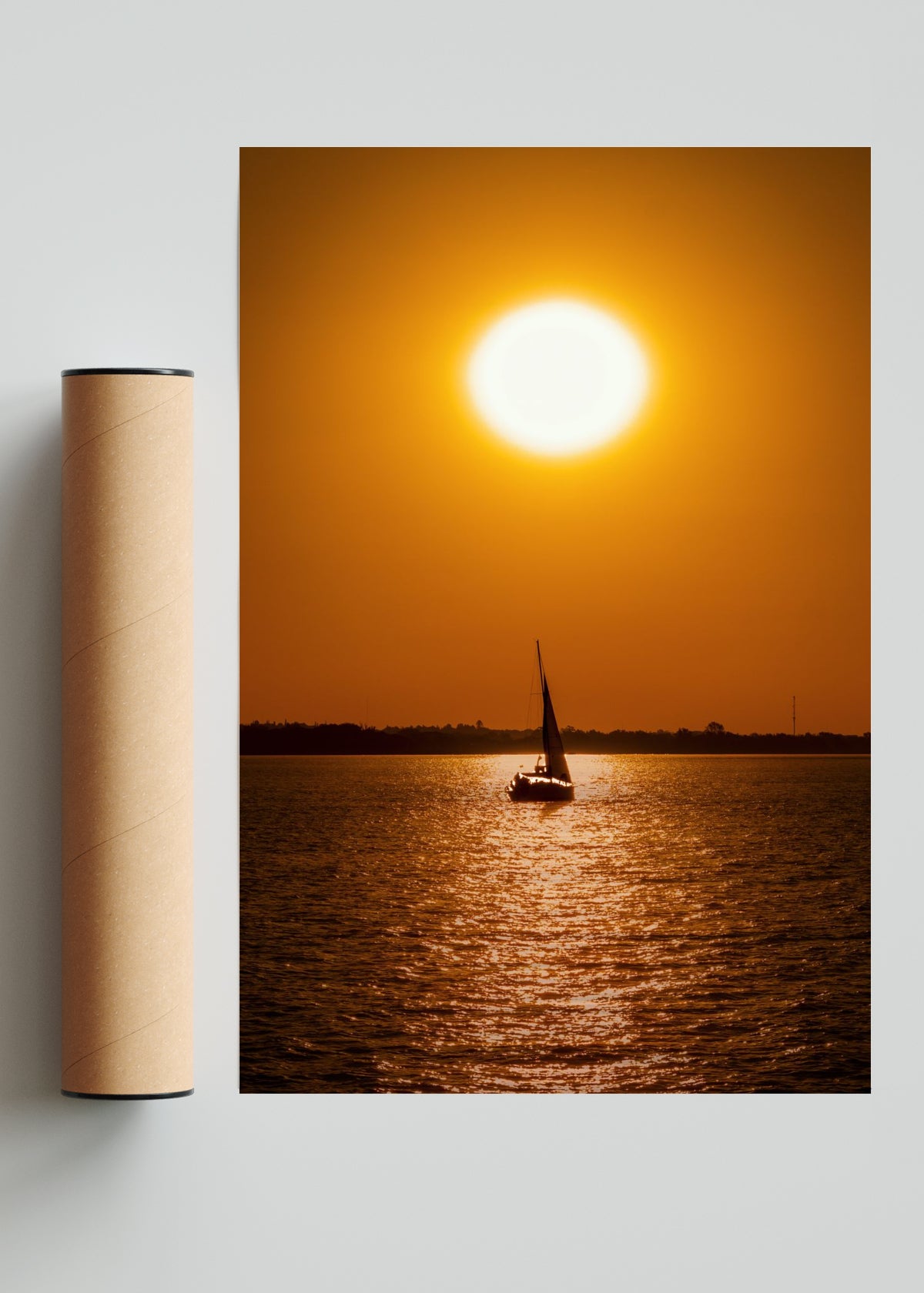 Atardecer sobre el Rio de la Plata - FotoV Solo print