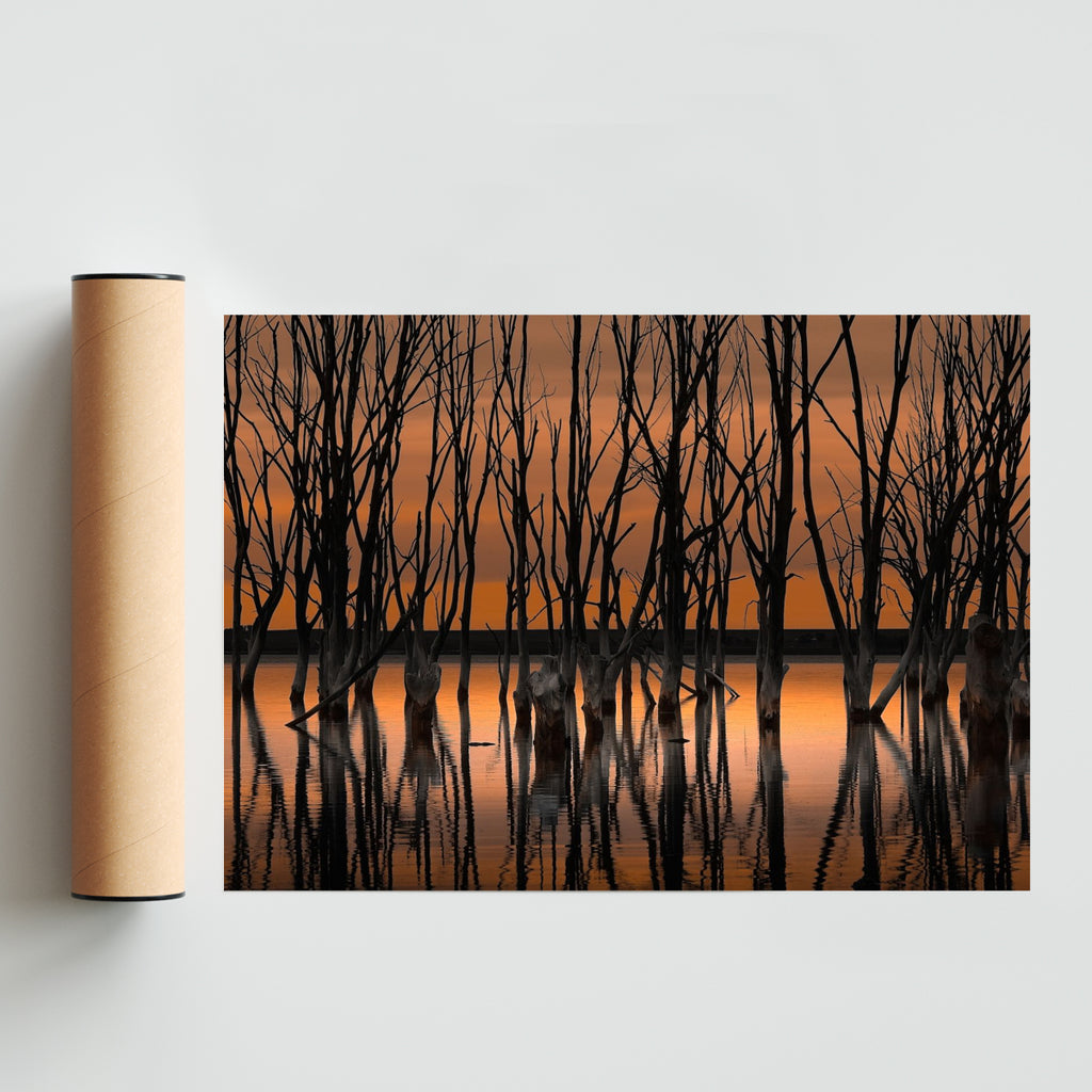 Mejor morir de pie... - Paisaje Solo print