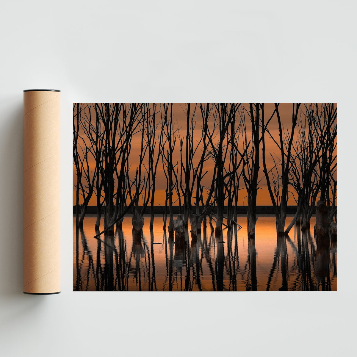 Mejor morir de pie... - Paisaje Solo print