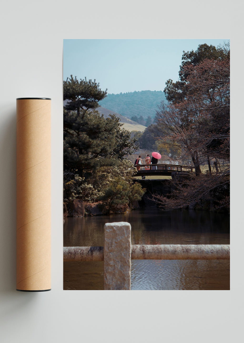 Pareja con Kimono - FotoV Solo print