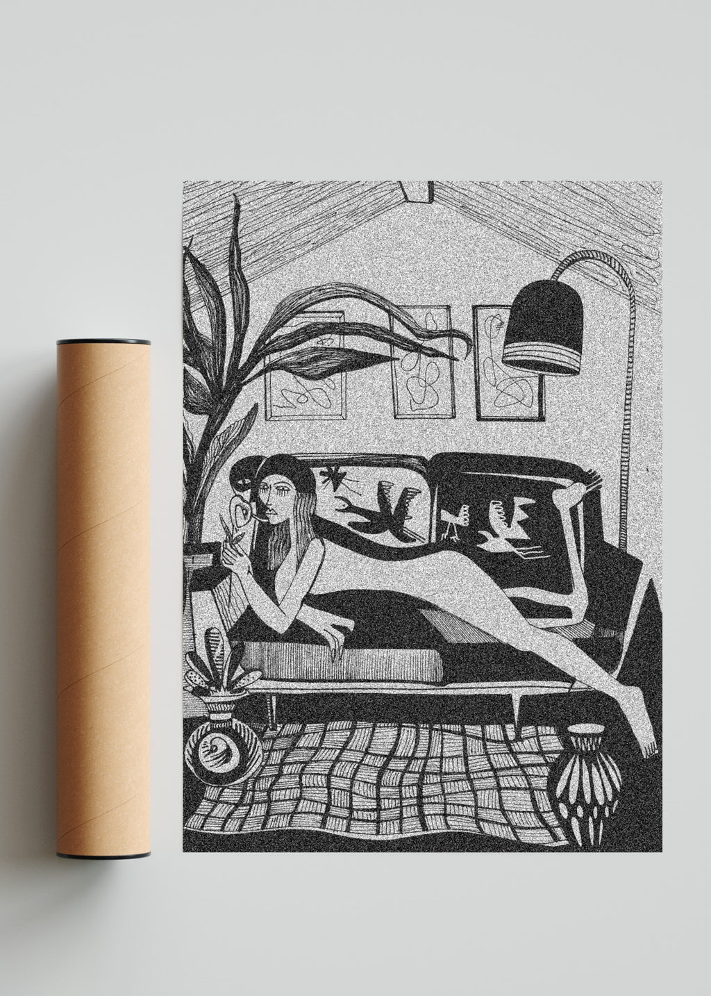 Noche de sillon - Retrato solo print