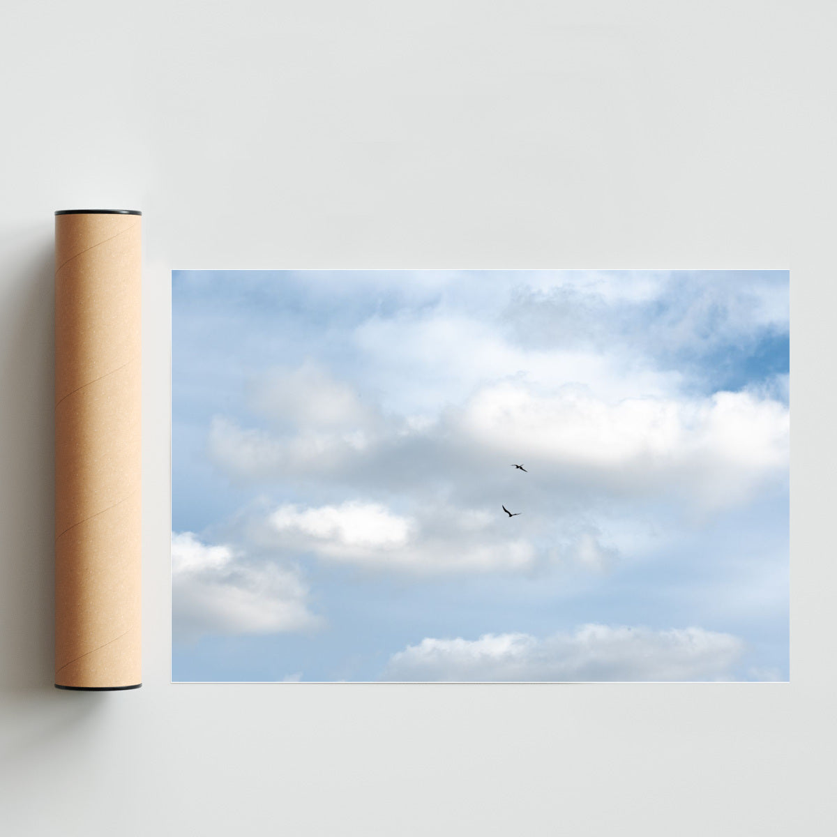 Libre lo abstracto celeste de amor y paz - FotoH solo print