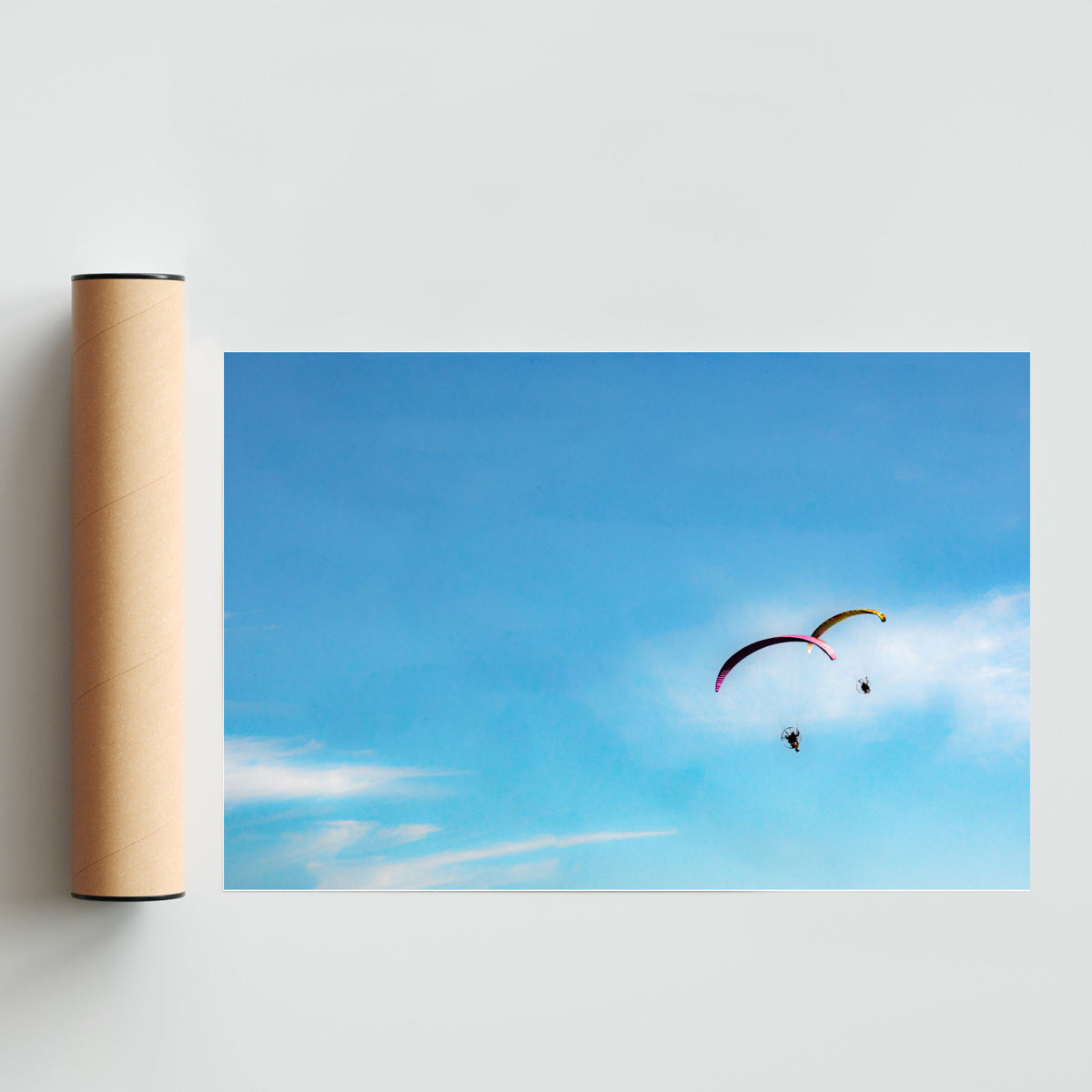 Volando a duo. Parapentes acoplandose a la naturaleza - FotoH solo print