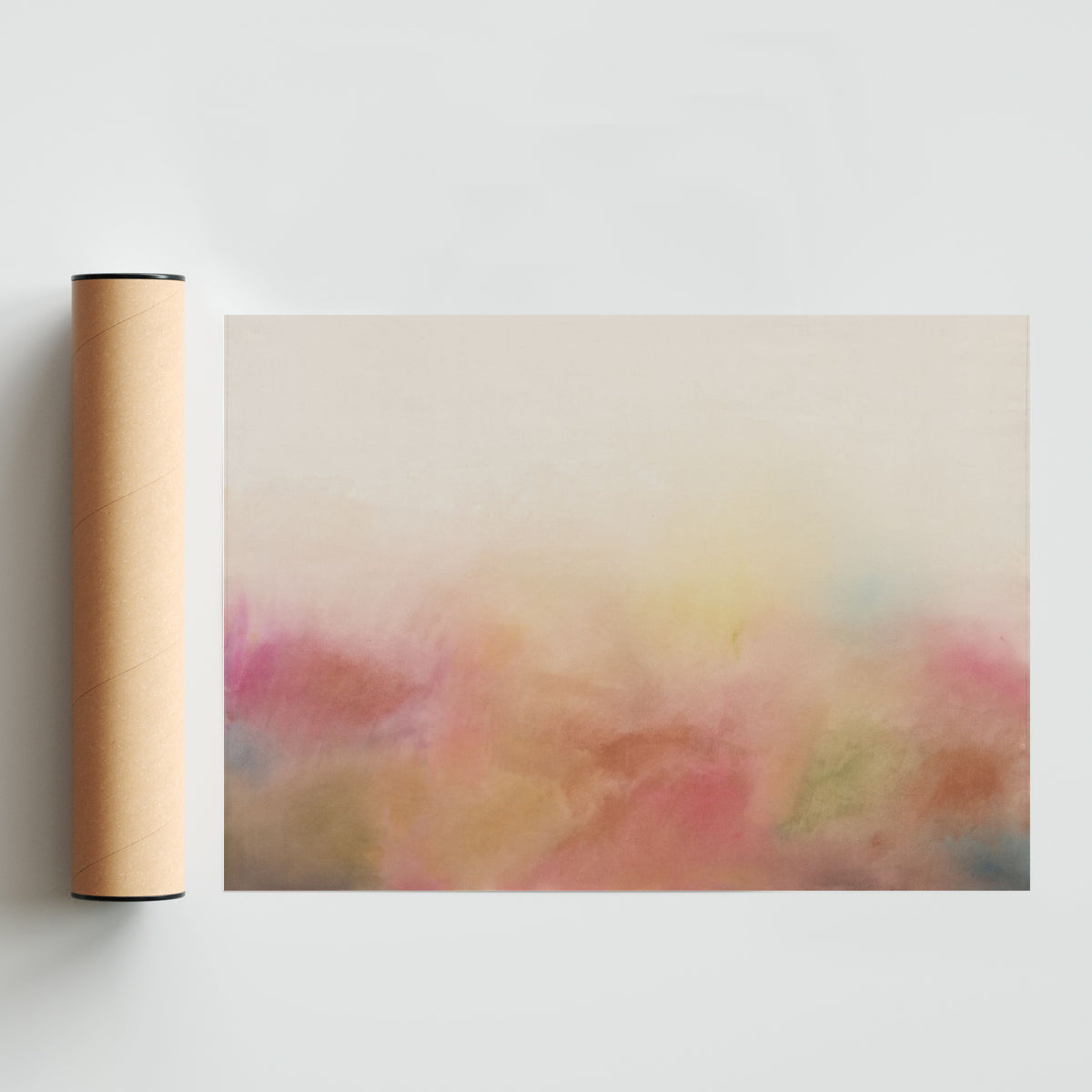 Abstracción en colores - Paisaje Solo print