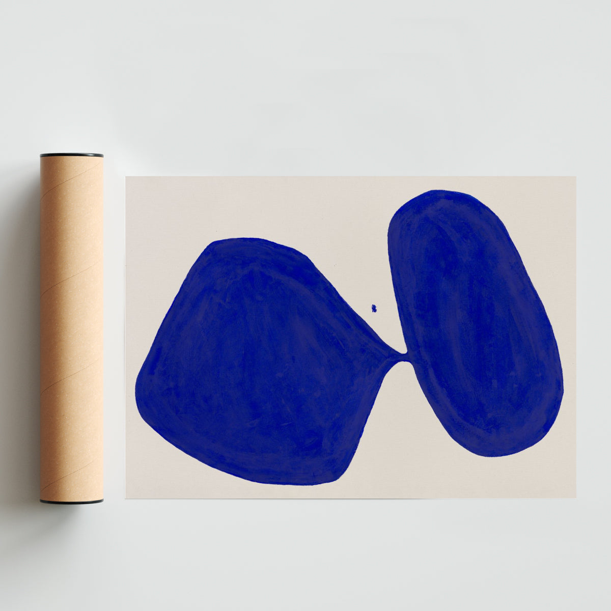 Azul - Paisaje Solo print