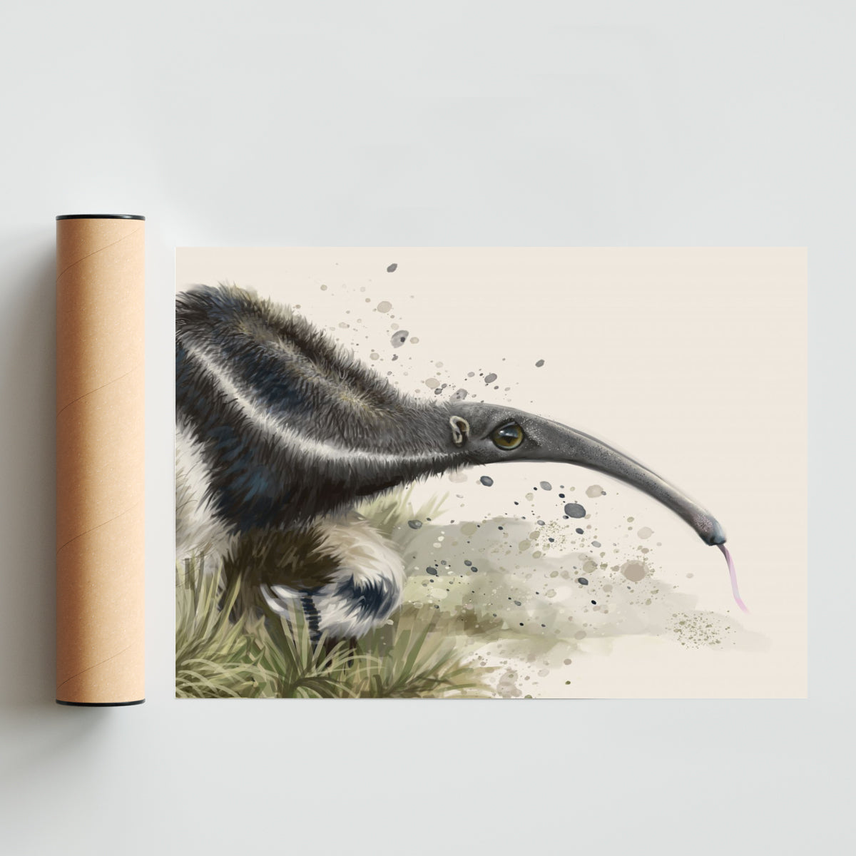 Oso hormiguero - Paisaje Solo print