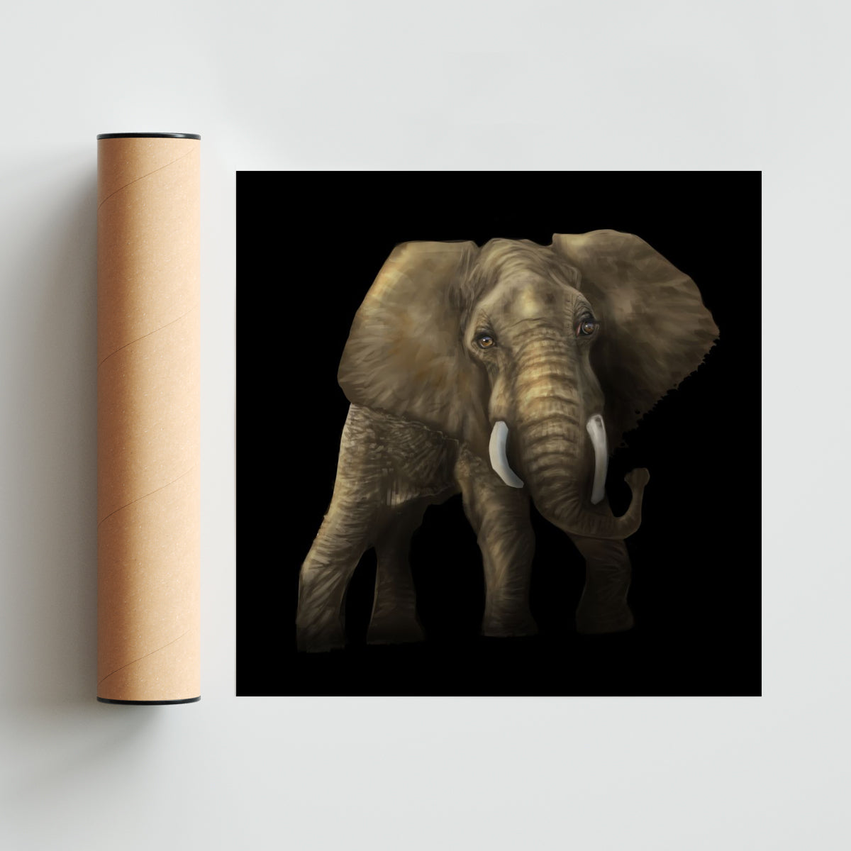 Tantor - Cuadrado solo print