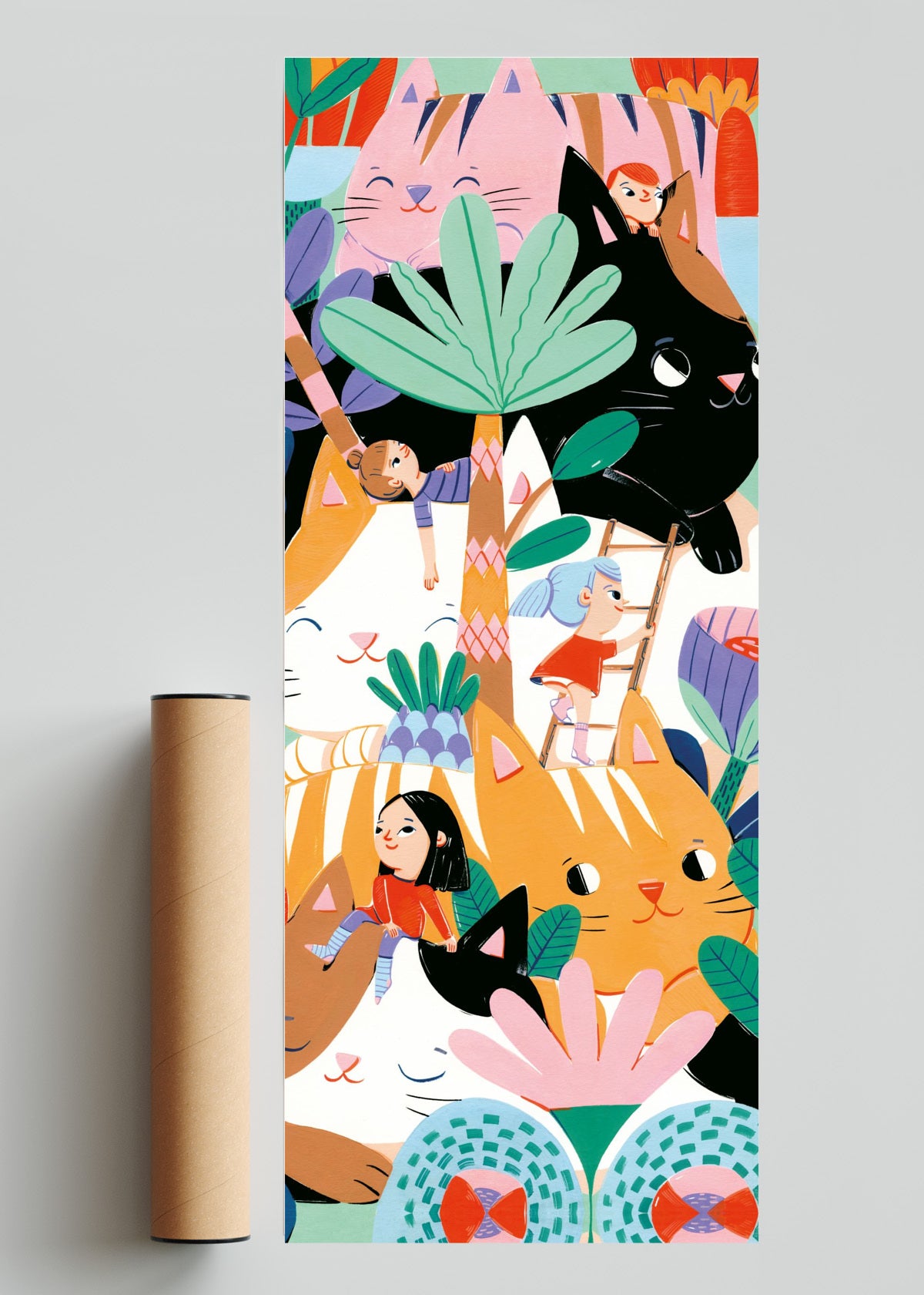Mundo de gatos - PanoV solo print