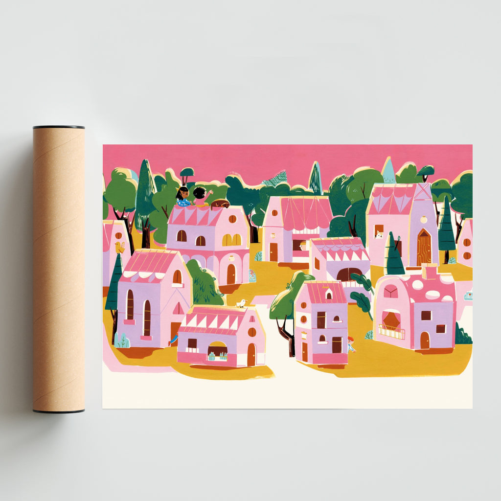 Atardece - Paisaje Solo print