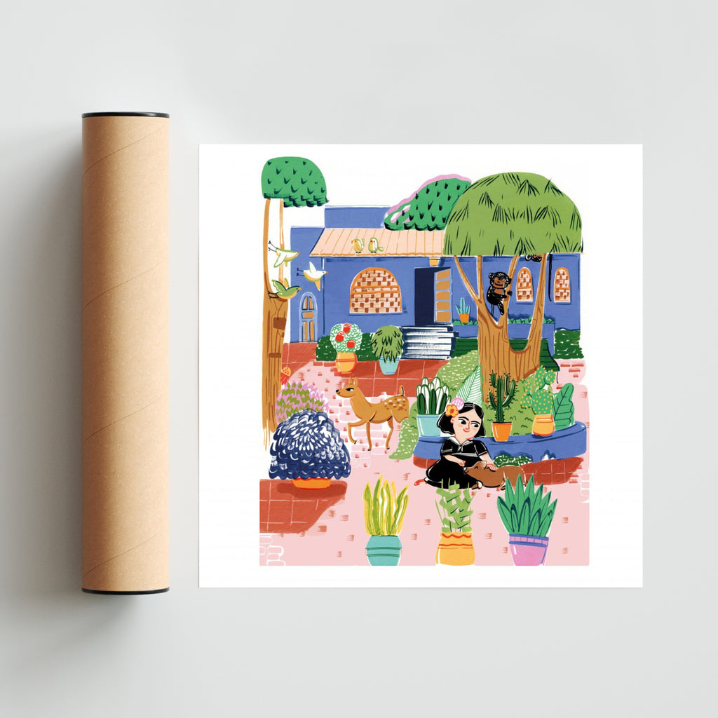 Coyoacán 2 - Cuadrado solo print