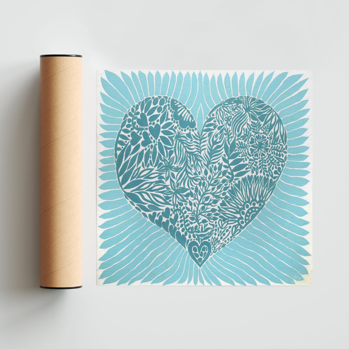 Acqua love - Cuadrado solo print
