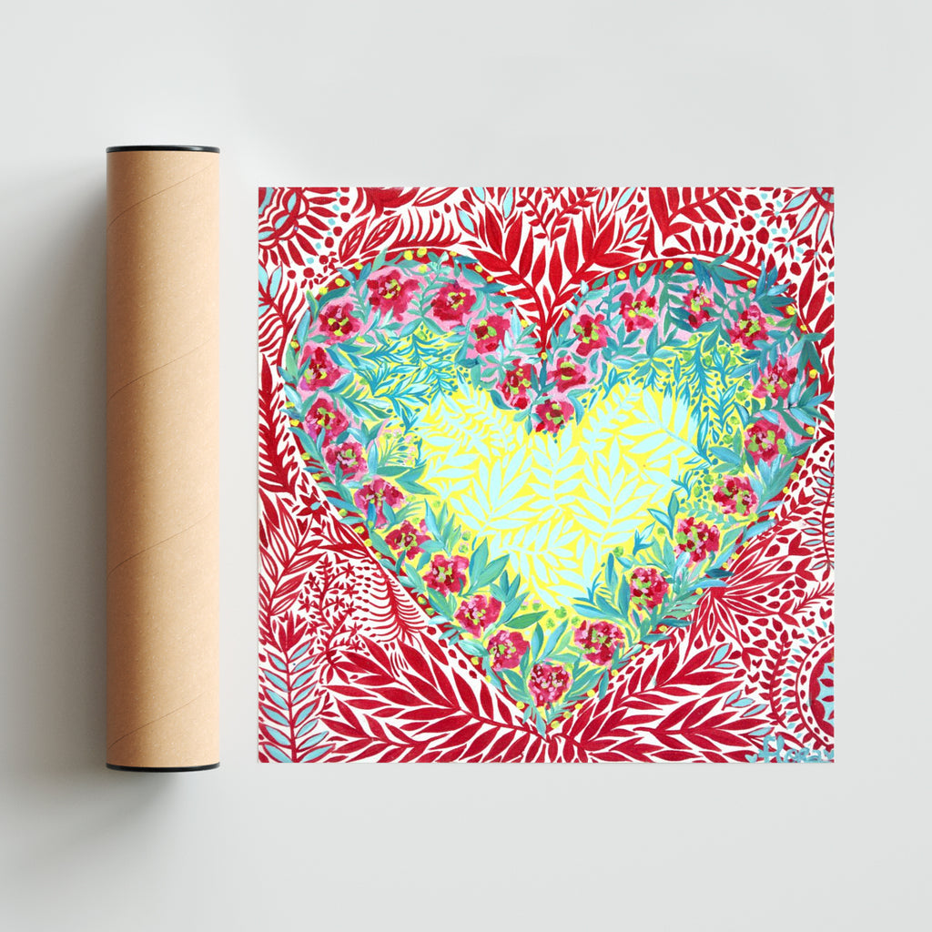 Mex love - Cuadrado solo print