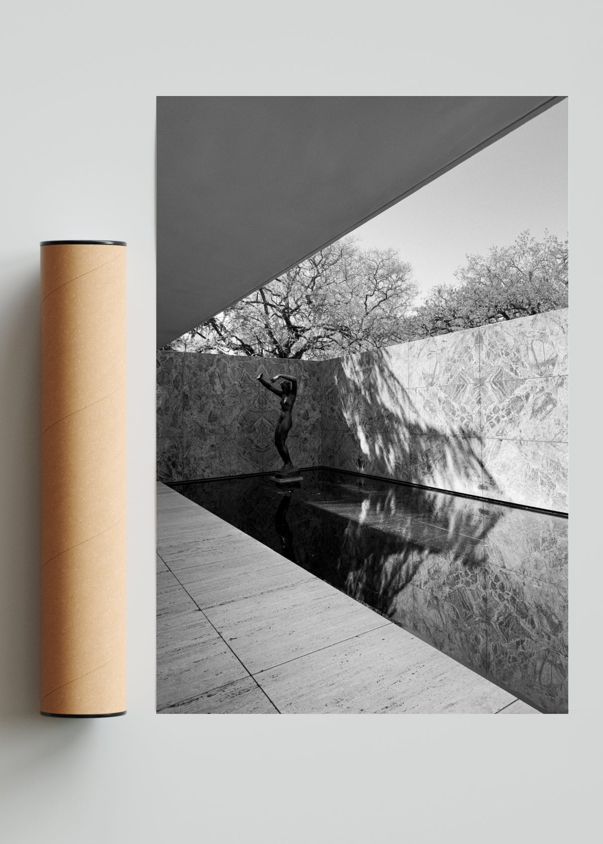 Pabellón Mies van der Rohe - FotoV Solo print