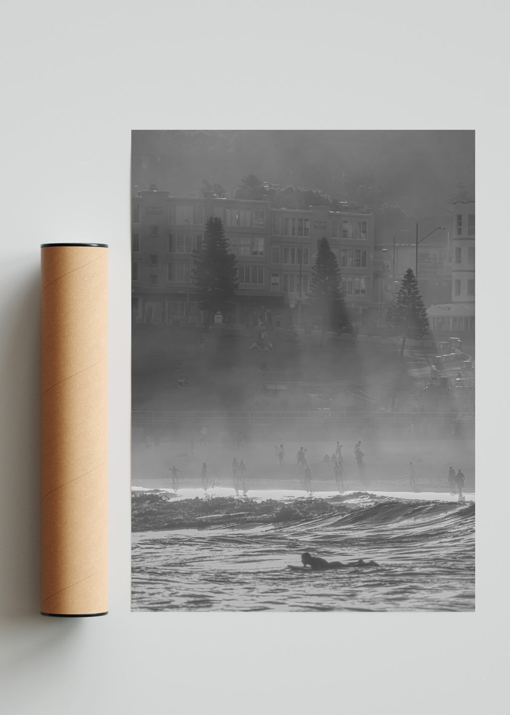 Foggy Bondi - Retrato solo print