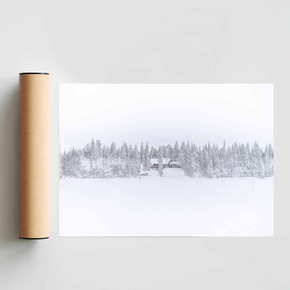Lonely Winter - Paisaje Solo print