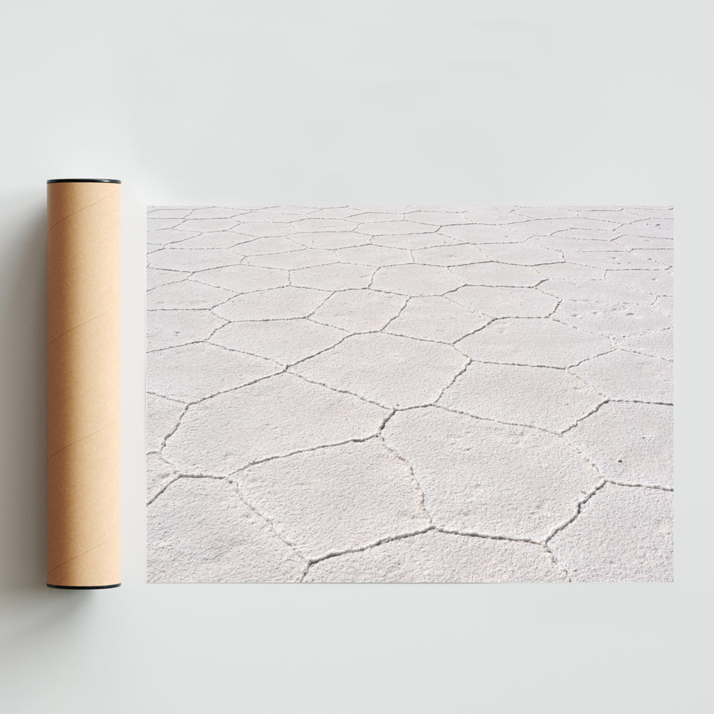 The Great Salt Flats - Paisaje Solo print