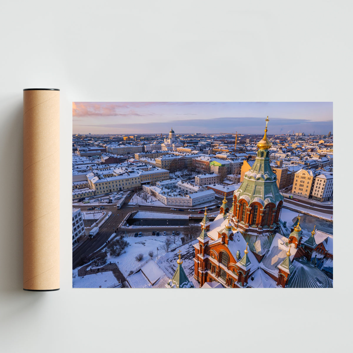 Golden Hour - Paisaje Solo print