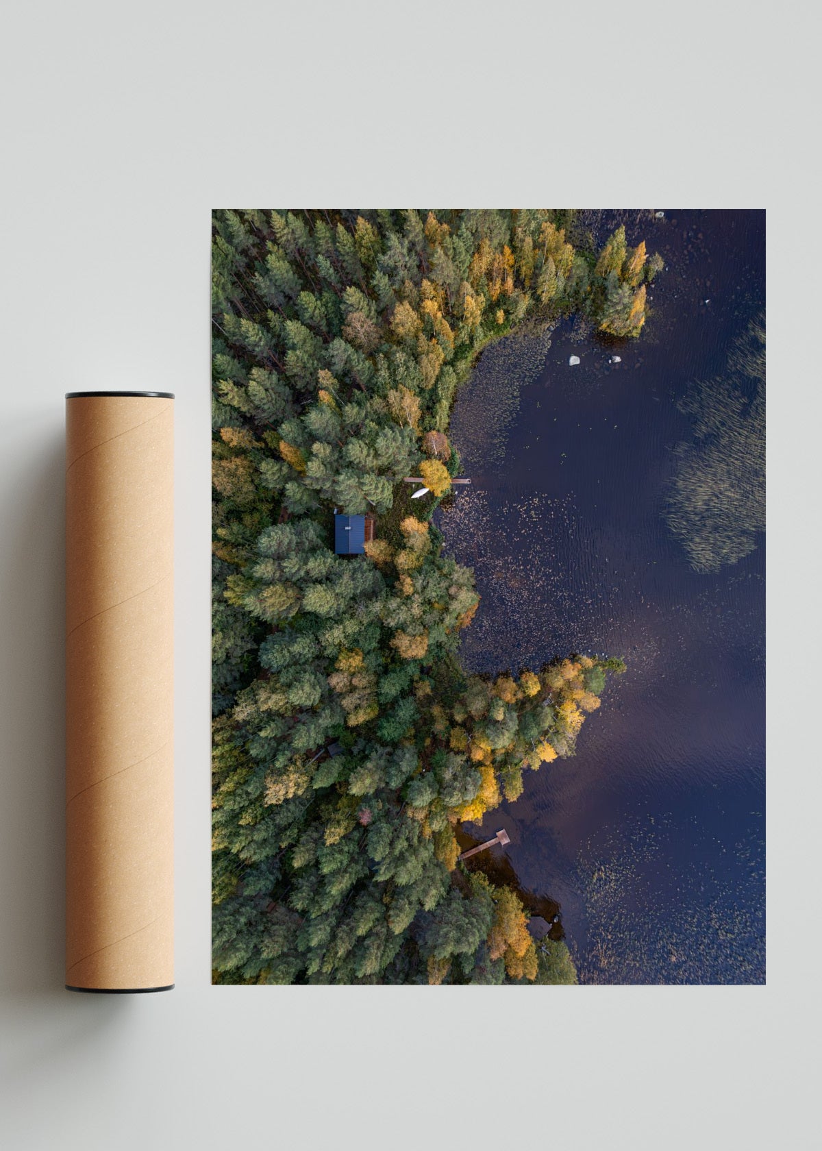 Summer Cottage - Retrato solo print