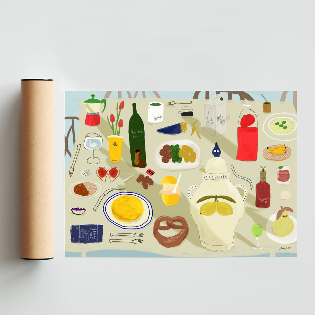 Bites&Borders - Paisaje Solo print