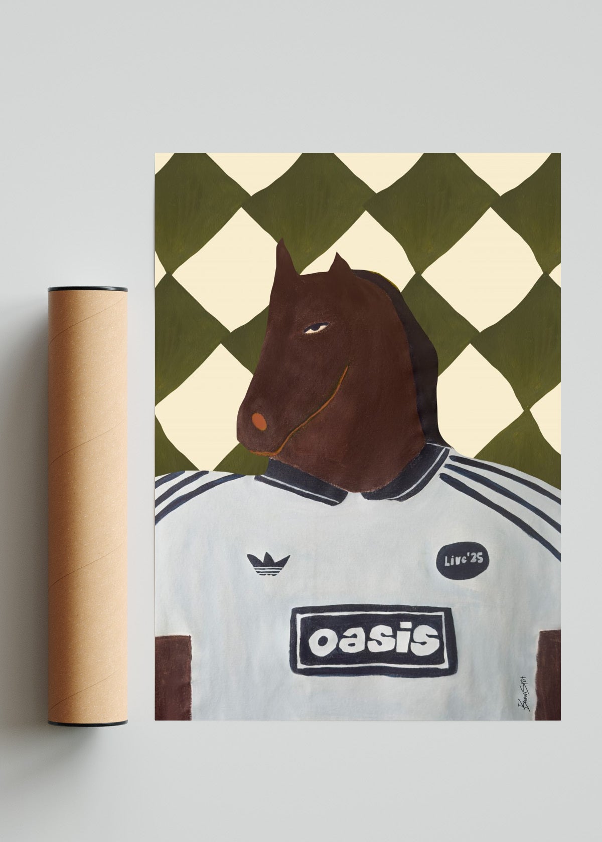 Oasis - Retrato solo print