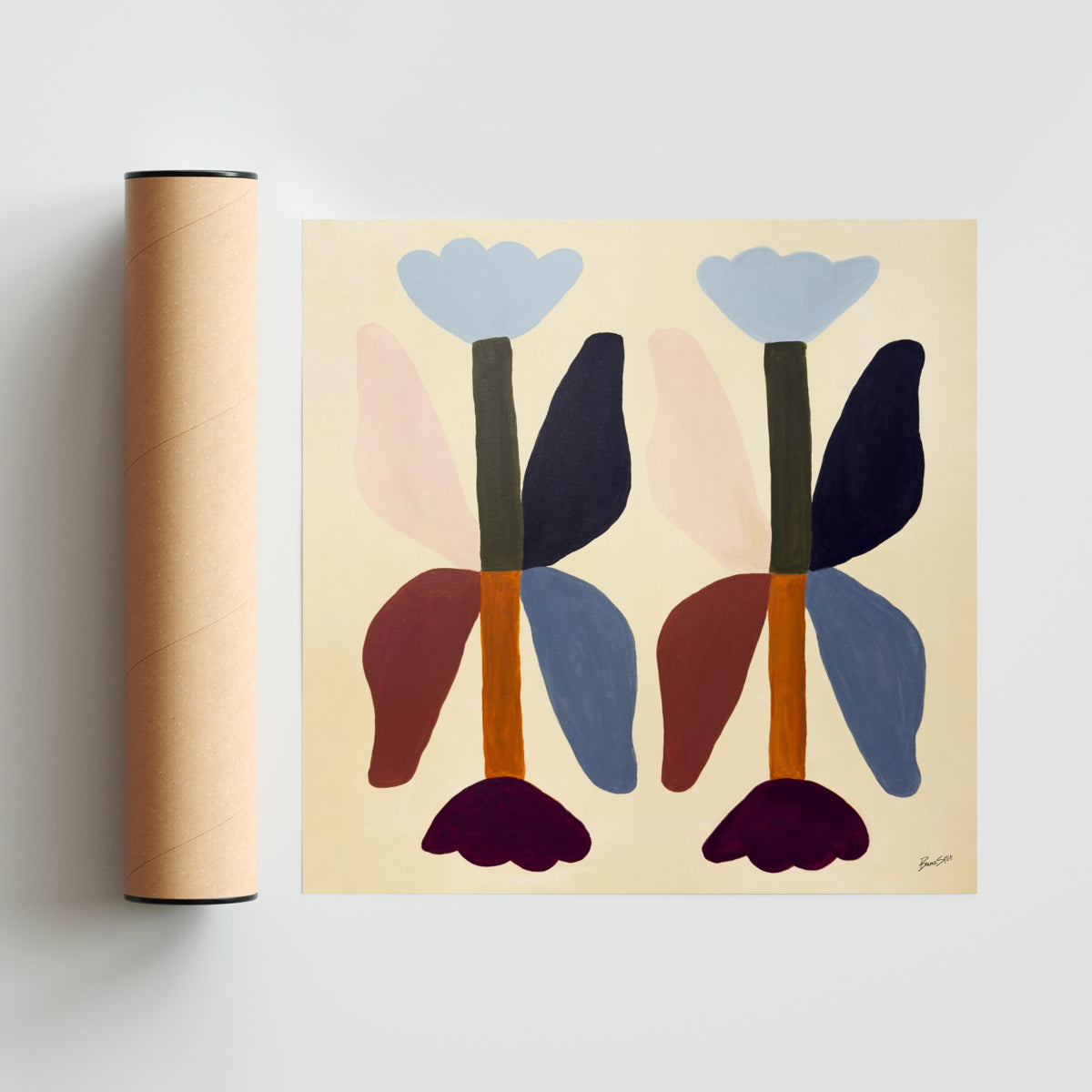 Florinda - Cuadrado solo print