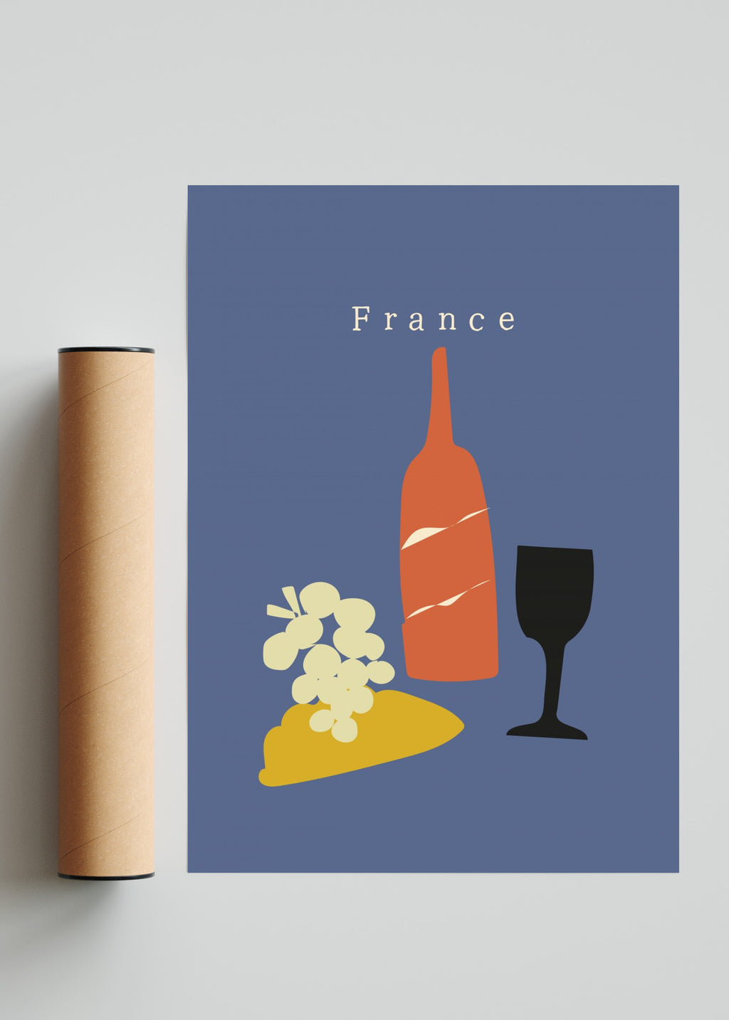Travelprints_France - Retrato solo print