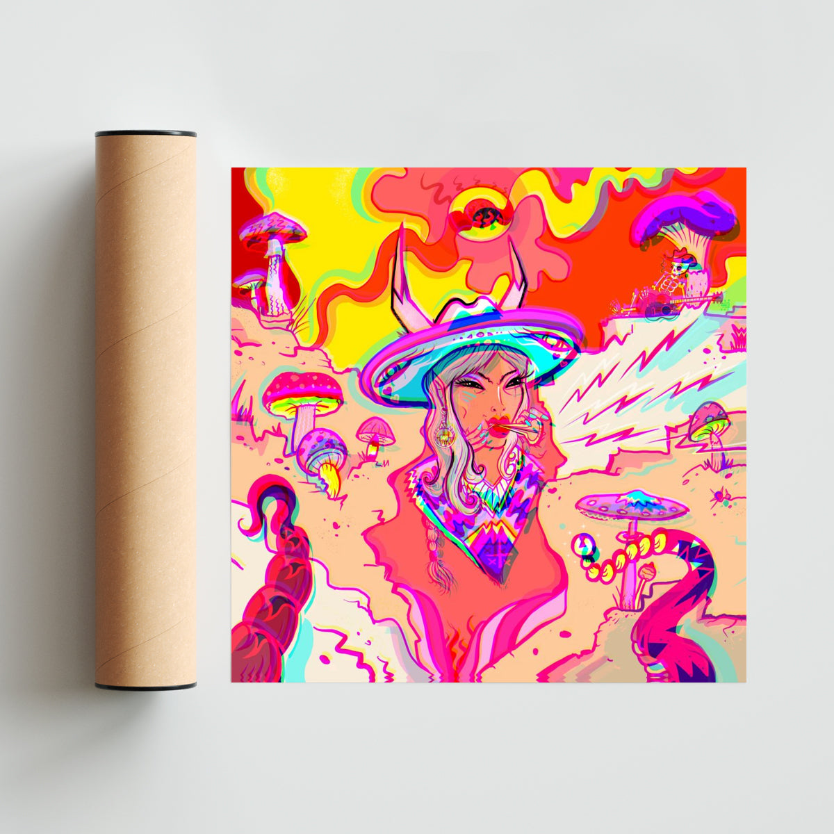 Ranchera - Cuadrado solo print